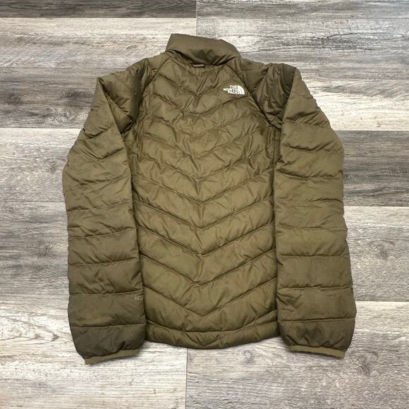 The North Face Flare Down RTO Army Green Womens XS Quilted Puffer Jacket 550 - Picture 6 of 9